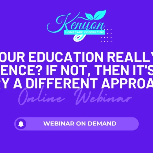 Does Your Education Really Make A Difference? If Not, Then It's Time To Try A Different Approach - Webinar
